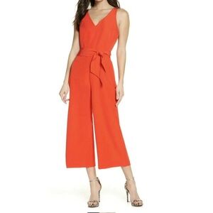 Women's Vibrant Orange Jumpsuit